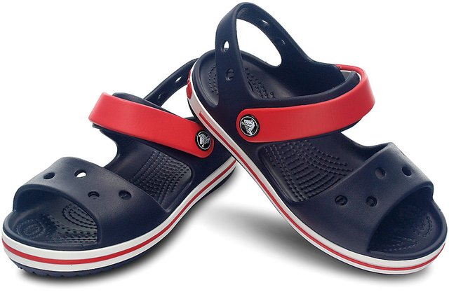 Crocs Crocband Sandal Kids Navy Red - (36) - (22.5-23.2cm)