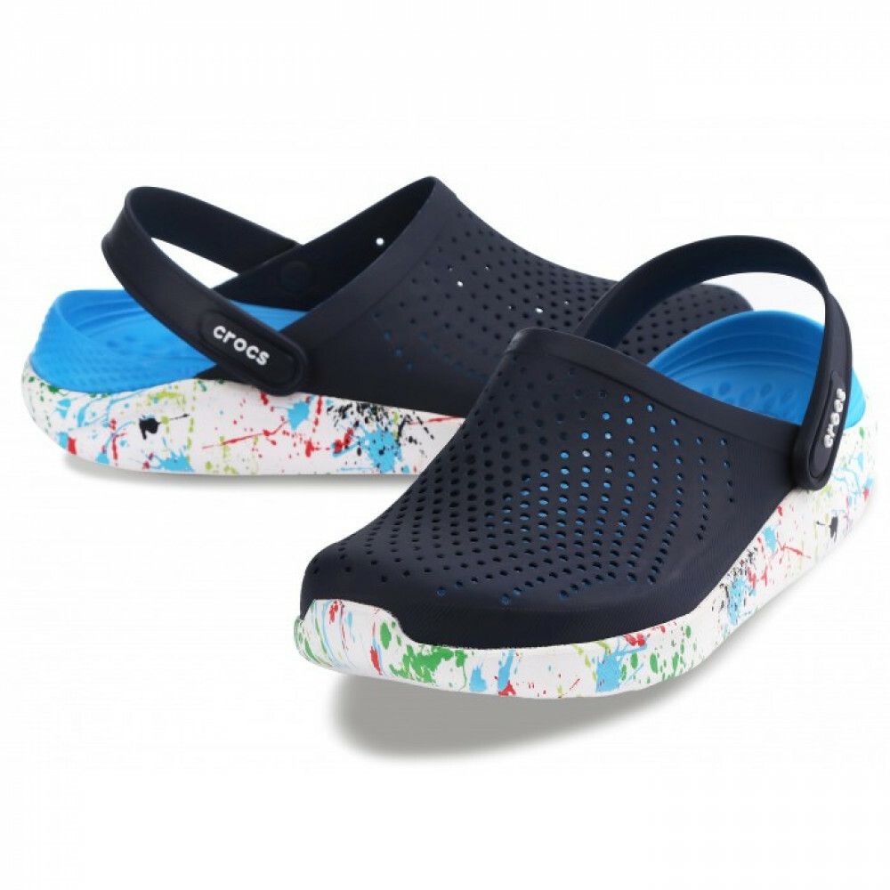 Crocs LiteRide Navy White blots - M6/W8 (38) - (24,1-24,8см)