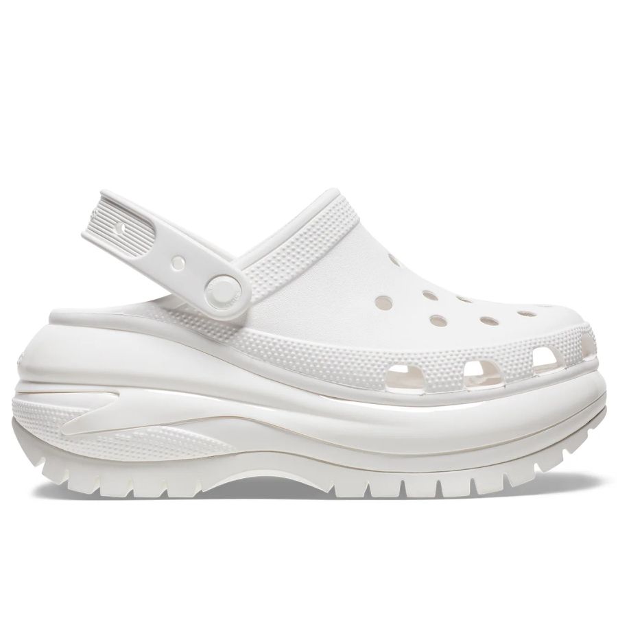 Crocs Classic Mega Crush White W9