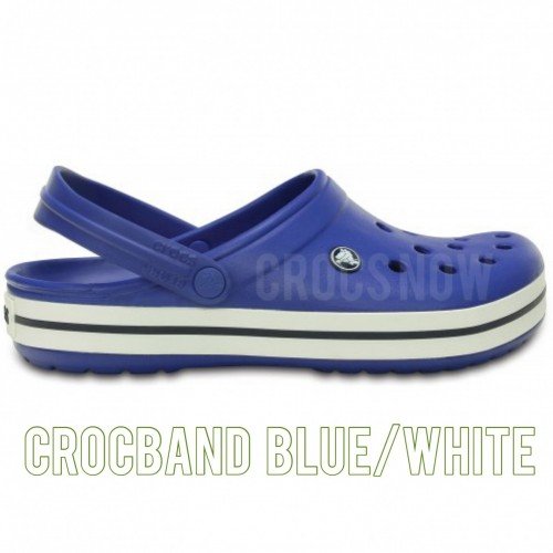Crocs Crocband Blue/White - М4/W6 (36) - (22.5-23.2см)