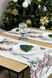 Доріжка новорічна гобеленова з велюром Зимове місто (З люрексом) 35х100см