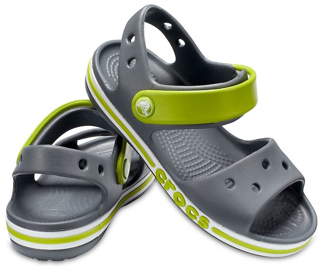 Crocs Bayaband Sandal Kids Charcoal - (36) - (22.5-23.2cm)