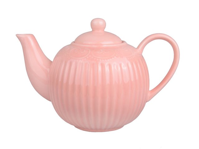 Чайник заварювальний "Ажур" 1000мл рожевий